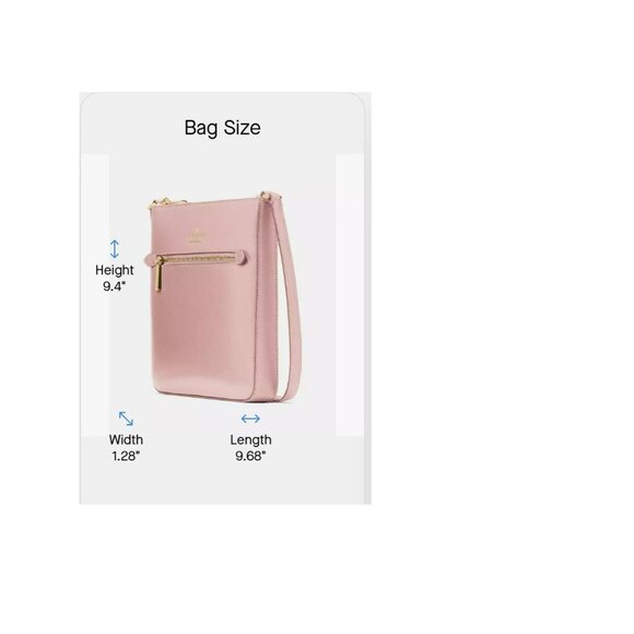 NWT Kate Spade Sadie Large Crossbody - Tutu Pink - Picture 5 of 8